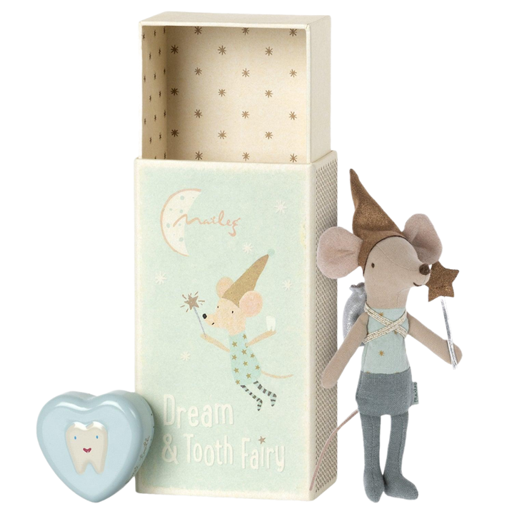 Blue Tooth Fairy Mouse Bonjour Fete Party Supplies Dolls & Stuffed Animals
