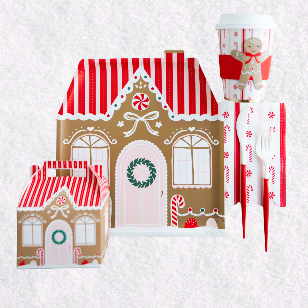 SWEET GINGERBREAD HOT CUPS Bonjour Fete Cups SWEET GINGERBREAD HOT CUPS Bonjour Fete - Party Supplies