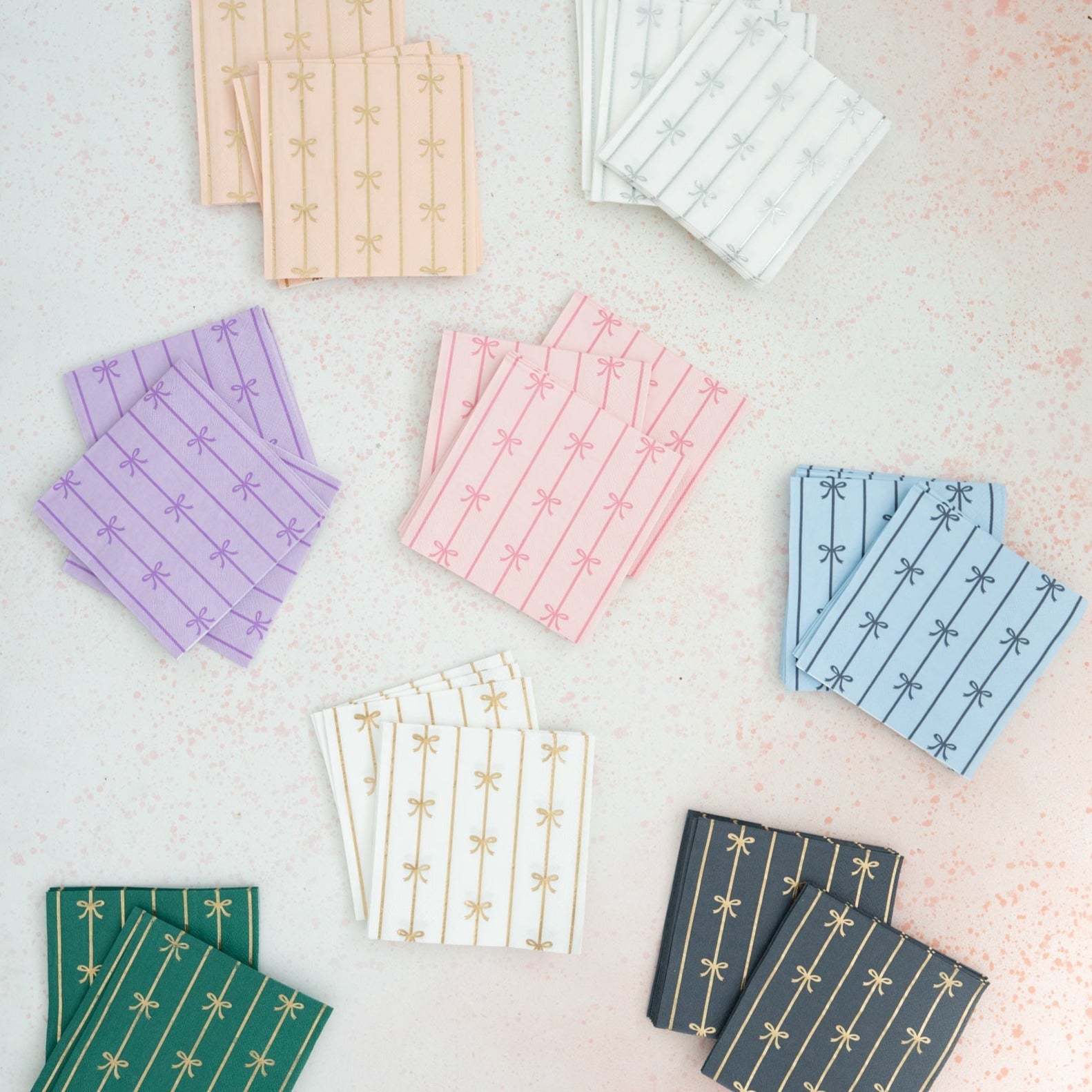 Bonjour Fête Bow Napkins - Thumbnail 5