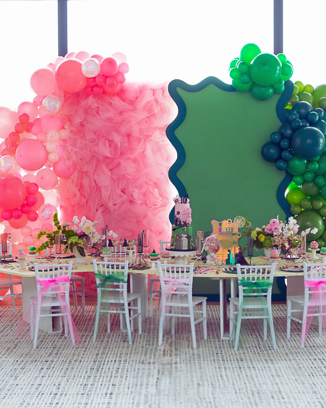 wicked party team glinda team elphaba defying gravity witch party kids party birthday