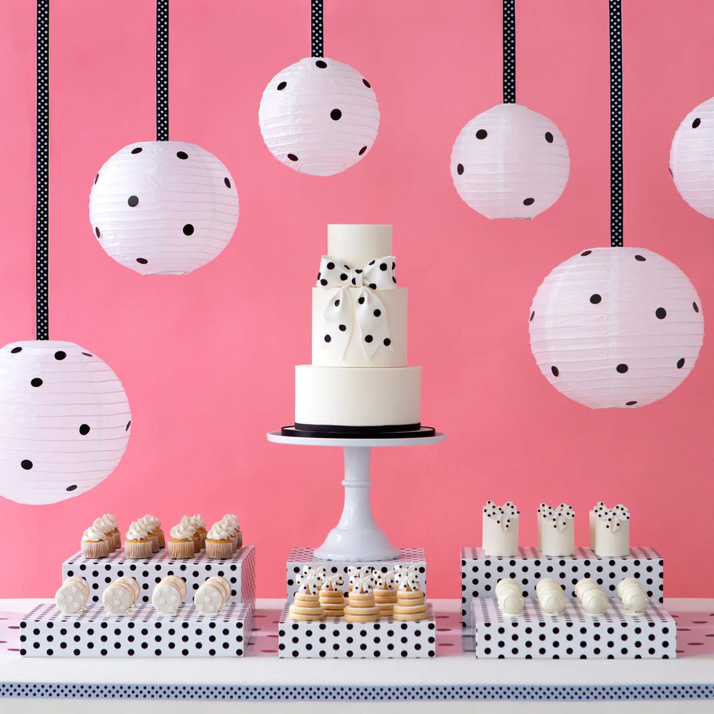 LARGE BLANC WHITE MELAMINE CAKE STAND Bonjour Fete Cake Stand LARGE BLANC WHITE MELAMINE CAKE STAND Bonjour Fete - Party Supplies