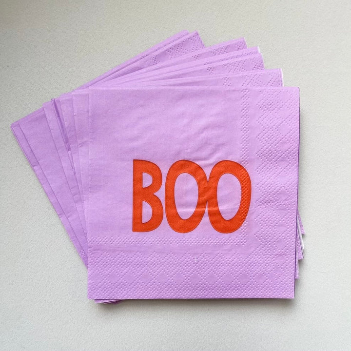 Pink Boo Napkins Bonjour Fete Party Supplies Halloween Party Supplies