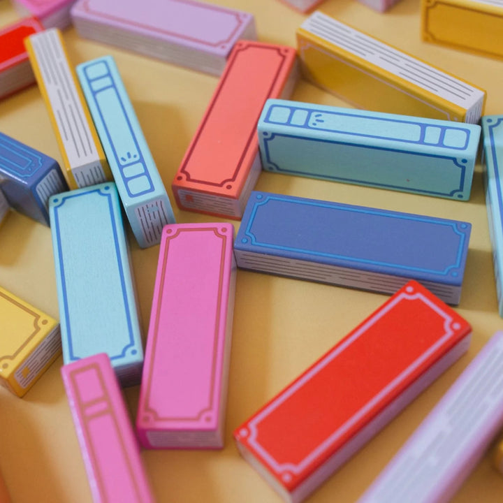 TUMBLING BOOK STACKING GAME Pippi Post Toys TUMBLING BOOK STACKING GAME Bonjour Fete - Party Supplies