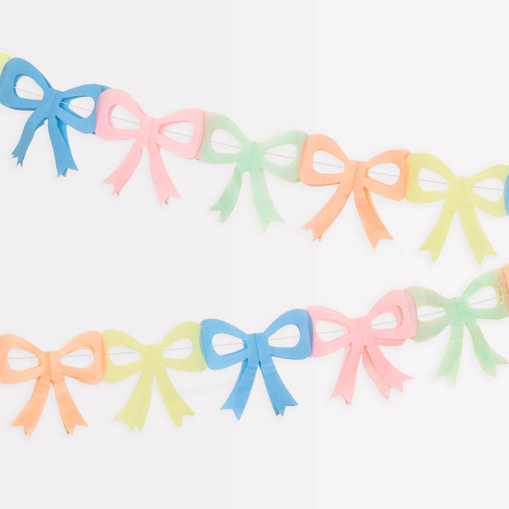 Bow Tissue Paper Garland Bonjour Fete Party Supplies Garlands & Banners
