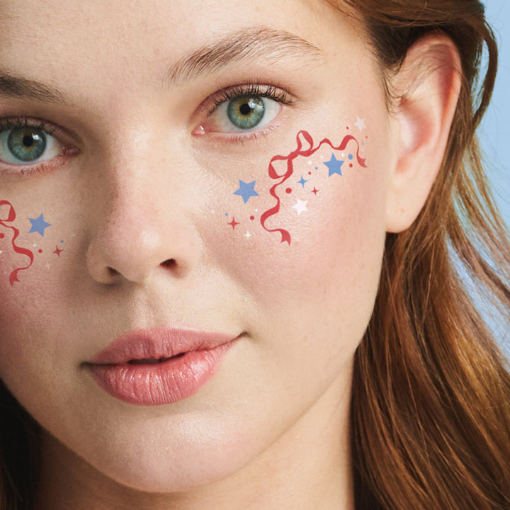 FOURTH OF JULY FRECKLE TEMPORARY TATTOOS - Bonjour Fête 