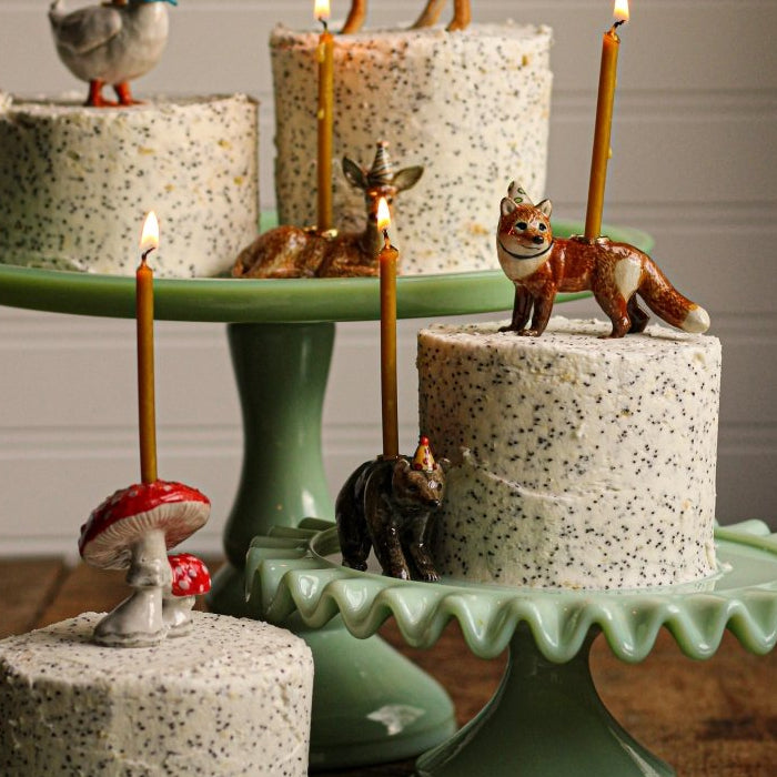 Brown Bear Cake Topper Camp Hollow Cake Topper Brown Bear Cake Topper Bonjour Fete - Party Supplies