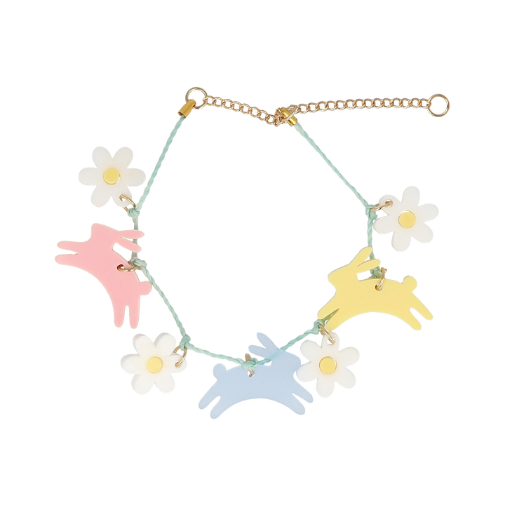 BUNNY & DAISY BRACELET Meri Meri Kid's Accessories & Costumes Bonjour Fete - Party Supplies