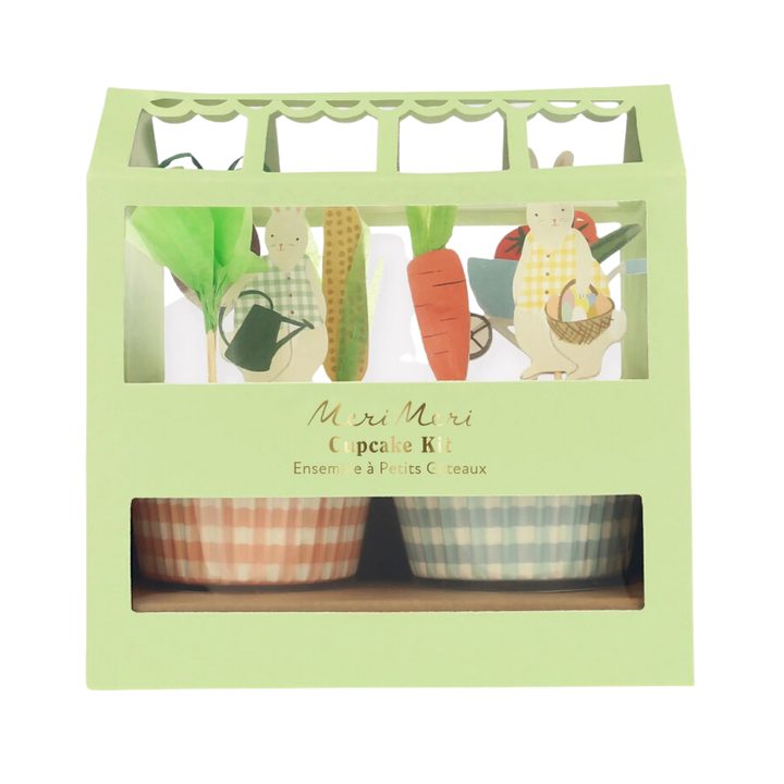 Bunny Garden Cupcake Kit Bonjour Fete Party Supplies Easter Baking