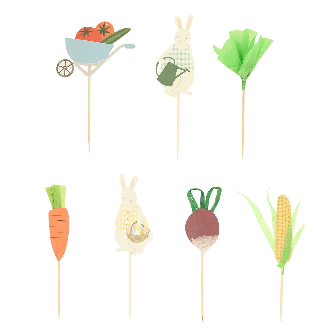 Bunny Garden Cupcake Kit Bonjour Fete Party Supplies Easter Baking