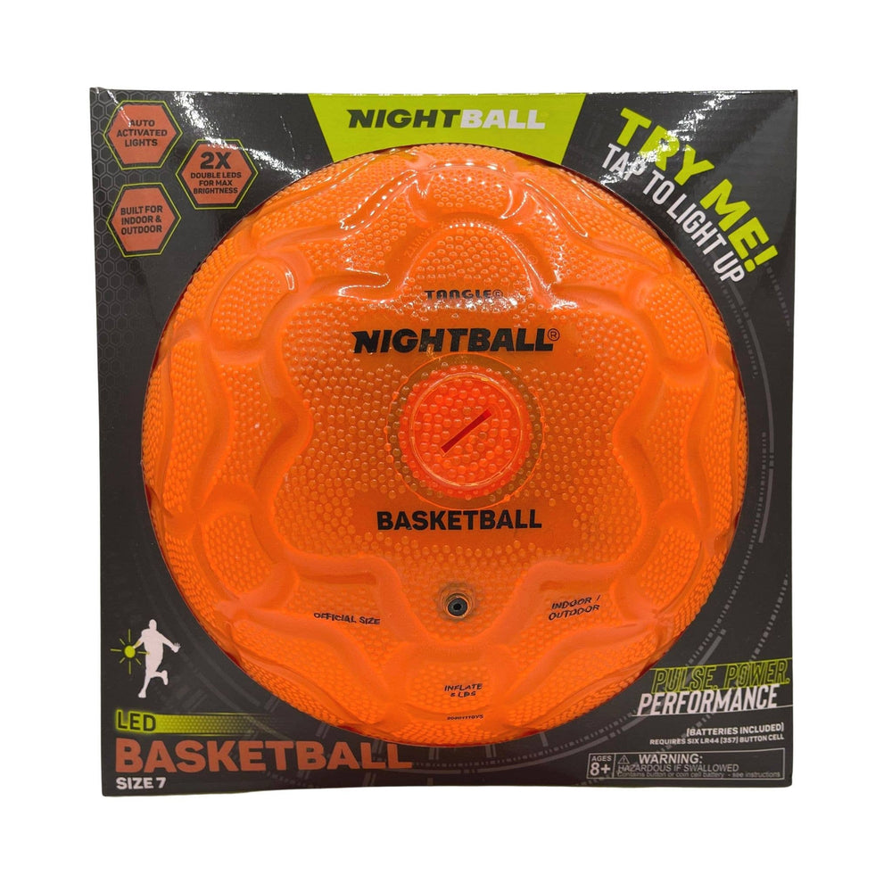 NightBall® Light-Up LED Basketball: Red Tangle, Inc. NightBall® Light-Up LED Basketball: Red Bonjour Fete - Party Supplies