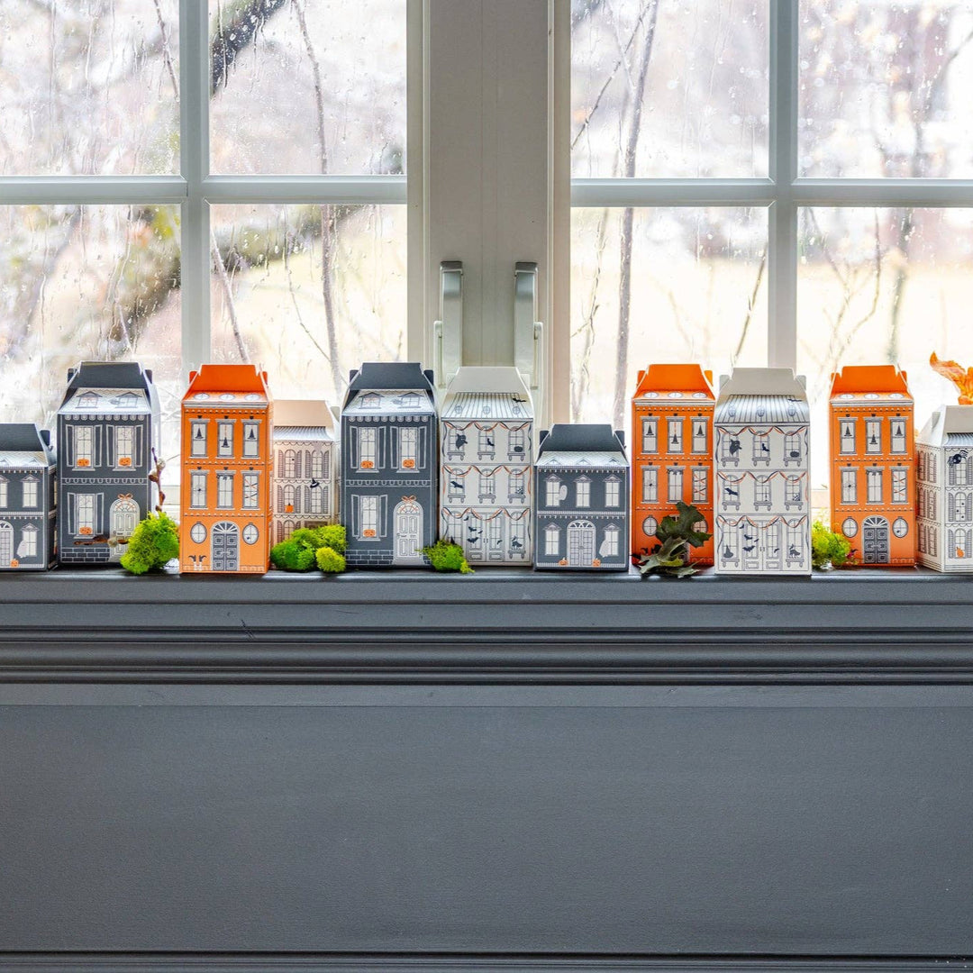 HVL1208 -  Halloween Village Treat Boxes My Mind’s Eye HVL1208 -  Halloween Village Treat Boxes Bonjour Fete - Party Supplies