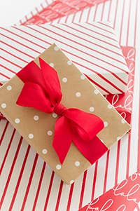 Red Diagonal Stripe, Wrapping Paper Roll Sugar Paper Red Diagonal Stripe, Wrapping Paper Roll Bonjour Fete - Party Supplies