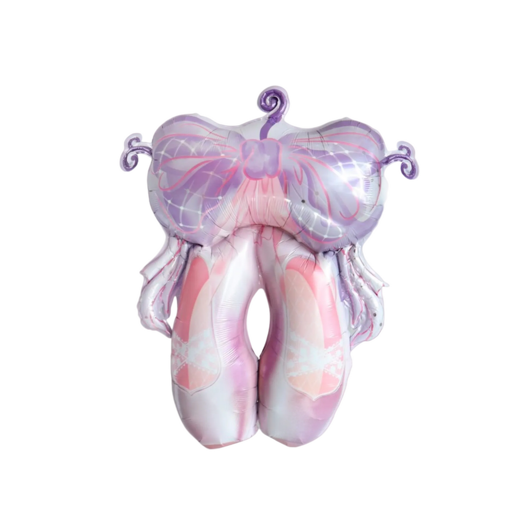 Ballet Slippers Foil Balloon – Dance, Recital & Ballerina Zoey Christina Ballet Slippers Foil Balloon – Dance, Recital & Ballerina Bonjour Fete - Party Supplies