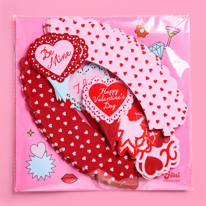 Heaven Sent Toppers - 24 wrappers + toppers xo, Fetti Heaven Sent Toppers - 24 wrappers + toppers Bonjour Fete - Party Supplies