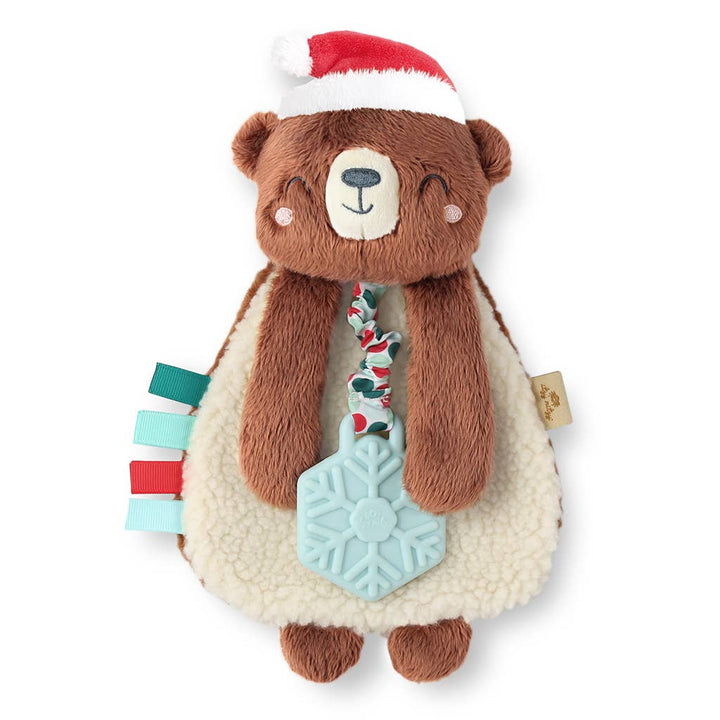Holiday Itzy Lovey™ Plush + Teether Toy: Bear Itzy Ritzy Holiday Itzy Lovey™ Plush + Teether Toy: Bear Bonjour Fete - Party Supplies