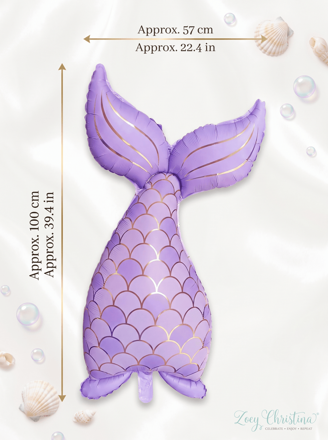Pink Mermaid Tail Foil Balloon