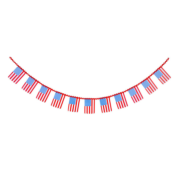 FLA1202 - Gingham Flag Banner My Mind’s Eye FLA1202 - Gingham Flag Banner Bonjour Fete - Party Supplies