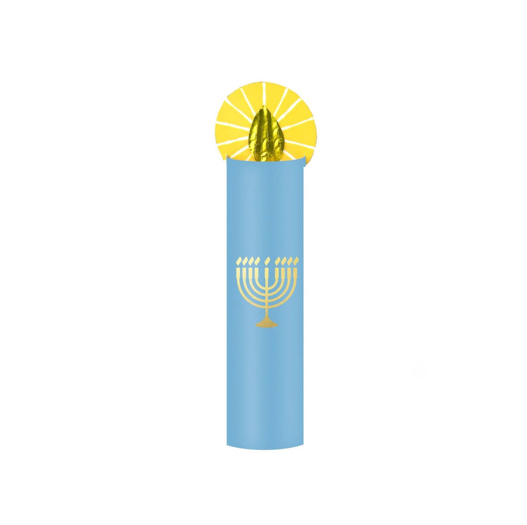 HANUKKAH SURPRISE CANDLE TOPS Malibu Hanukkah Bonjour Fete - Party Supplies
