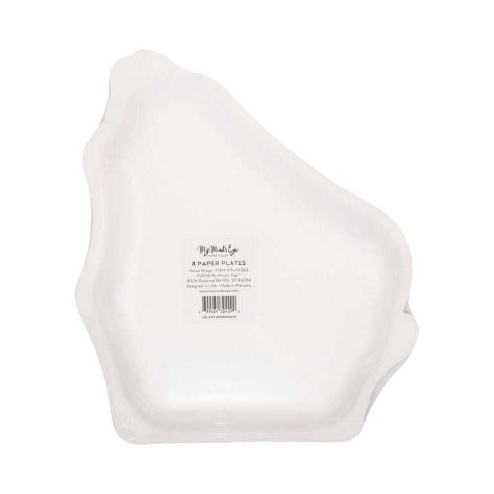 PLNY263 - Horse Shaped Plate (8 ct) My Mind’s Eye PLNY263 - Horse Shaped Plate (8 ct) Bonjour Fete - Party Supplies