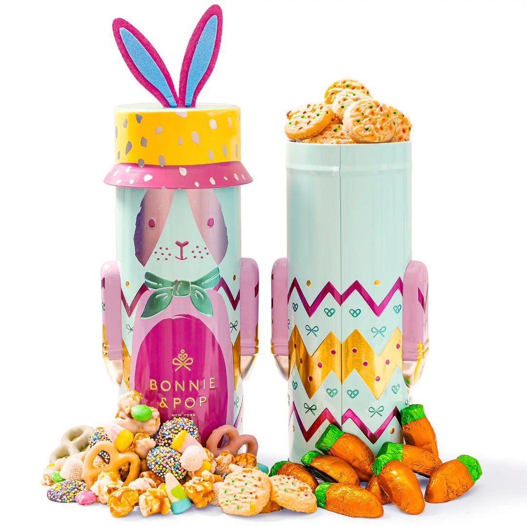 EASTER TREATS GIFT TIN Bonnie & Pop Easter Candy EASTER TREATS GIFT TIN Bonjour Fete - Party Supplies
