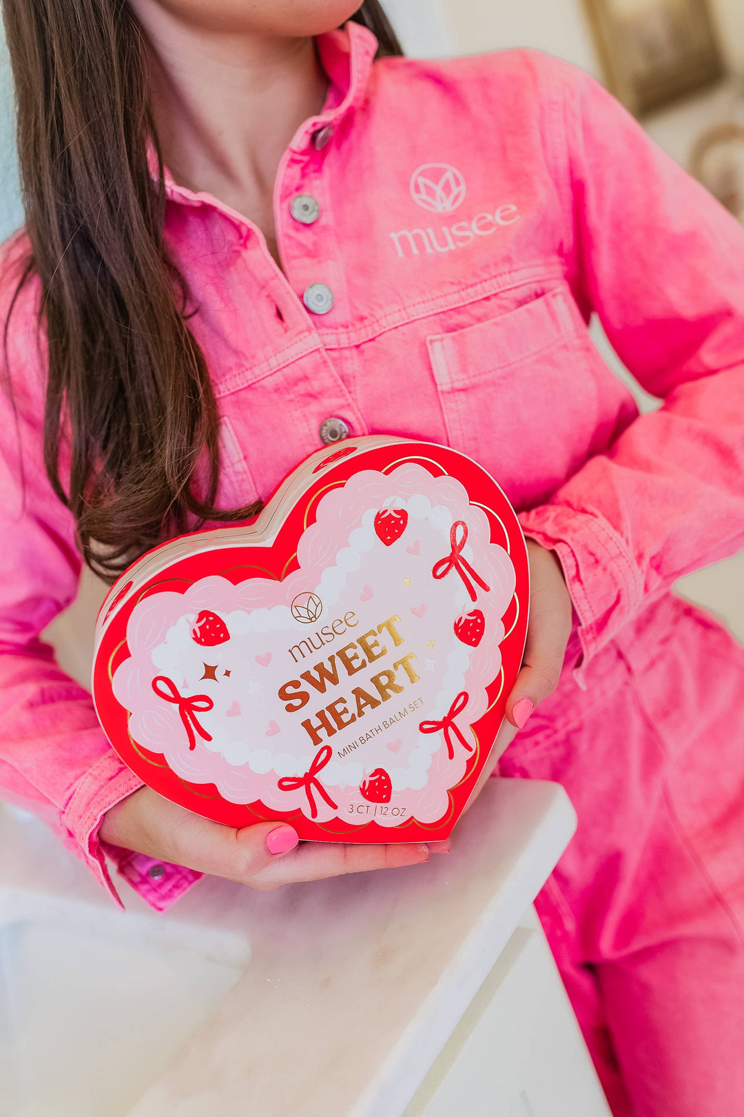 Sweet Heart Three Bath Balm Set Musee Sweet Heart Three Bath Balm Set Bonjour Fete - Party Supplies