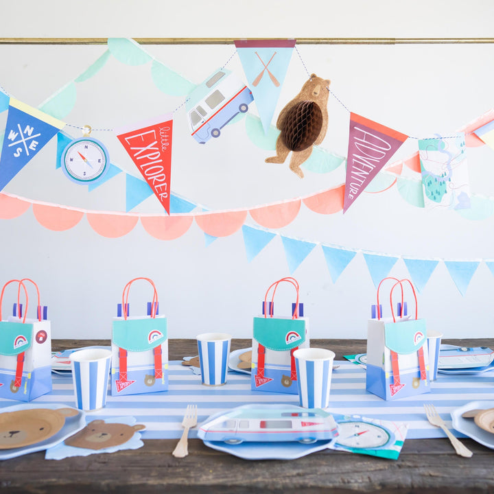 CAMPING ADVENTURE GARLAND Meri Meri Garlands & Banners CAMPING ADVENTURE GARLAND Bonjour Fete - Party Supplies