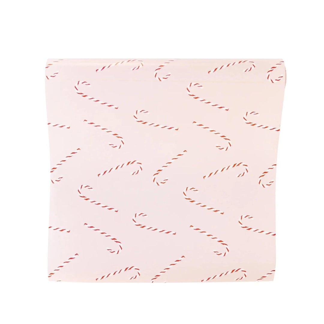 Candy Cane Pink Paper Table Runner Bonjour Fete Party Supplies Christmas Holiday Party Supplies