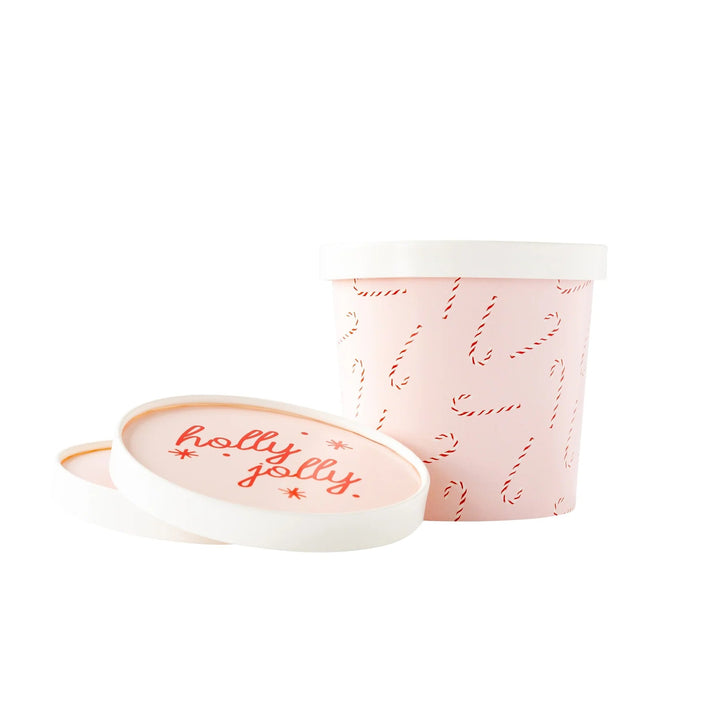 Candy Cane Pink Treat Cups Bonjour Fete Party Supplies Christmas Holiday Party Supplies