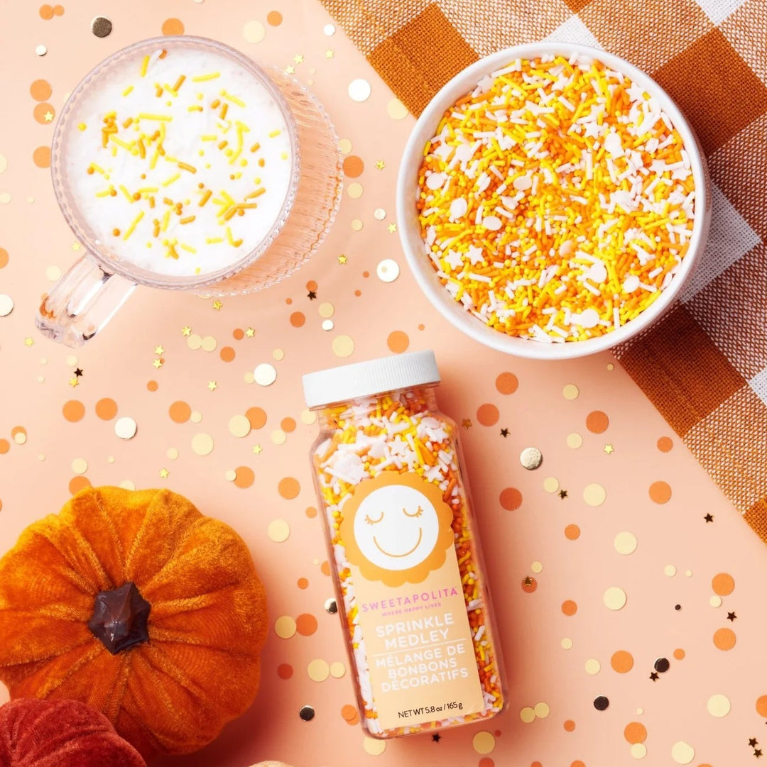 CANDY CORN SPRINKLE MEDLEY Sweetapolita Sprinkles CANDY CORN SPRINKLE MEDLEY Bonjour Fete - Party Supplies