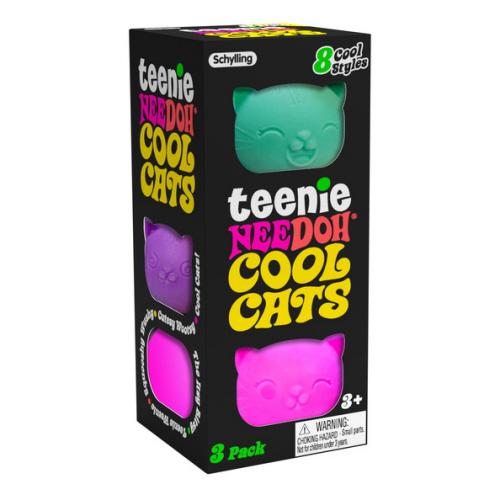 TEENIE COOL CATS NEE DOH SET Schylling Kid's Party Favors Bonjour Fete - Party Supplies