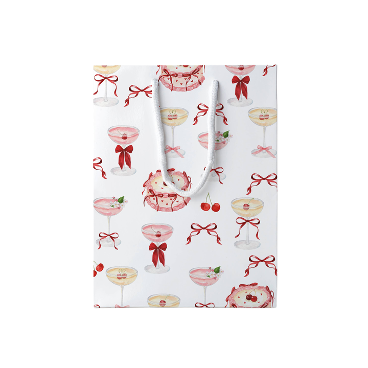 WHIMSICAL COCKTAILS & CAKE GIFT BAG JOSIL Paperie & Gift Gift Wrapping WHIMSICAL COCKTAILS & CAKE GIFT BAG Bonjour Fete - Party Supplies