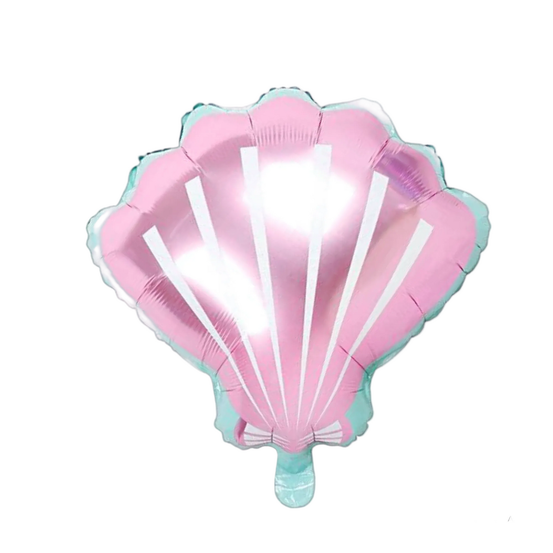 Pastel Seashell Foil Balloon – Pink or Purple – Mermaid: Pink Zoey Christina Pastel Seashell Foil Balloon – Pink or Purple – Mermaid: Pink Bonjour Fete - Party Supplies