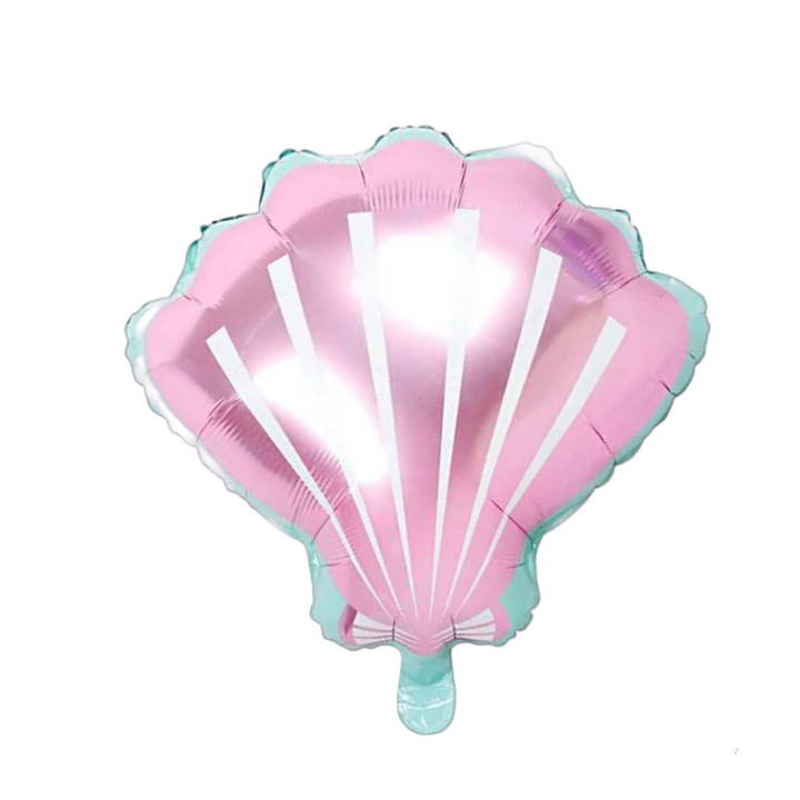 Pastel Seashell Foil Balloon – Pink or Purple – Mermaid: Pink Zoey Christina Pastel Seashell Foil Balloon – Pink or Purple – Mermaid: Pink Bonjour Fete - Party Supplies