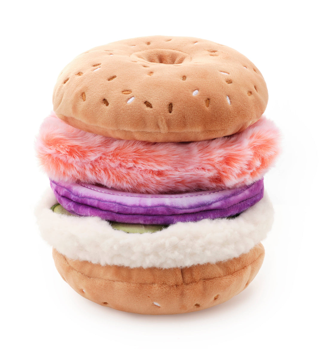 Bagel and Lox Interactive Snuffle Dog Toy The Foggy Dog Bagel and Lox Interactive Snuffle Dog Toy Bonjour Fete - Party Supplies