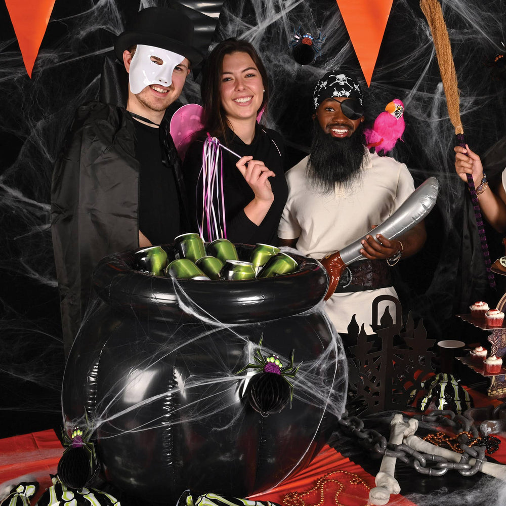 INFLATABLE CAULDRON COOLER Beistle Halloween Party Supplies Bonjour Fete - Party Supplies