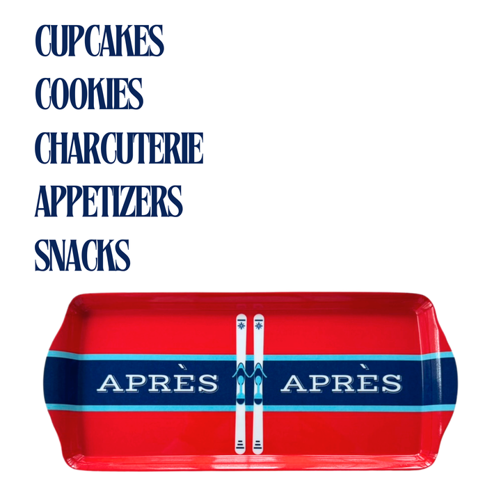 Aprés Ski Melamine Serving Tray for Appetizers & Desserts Sprinkles & Confetti Party Supplies Aprés Ski Melamine Serving Tray for Appetizers & Desserts Bonjour Fete - Party Supplies