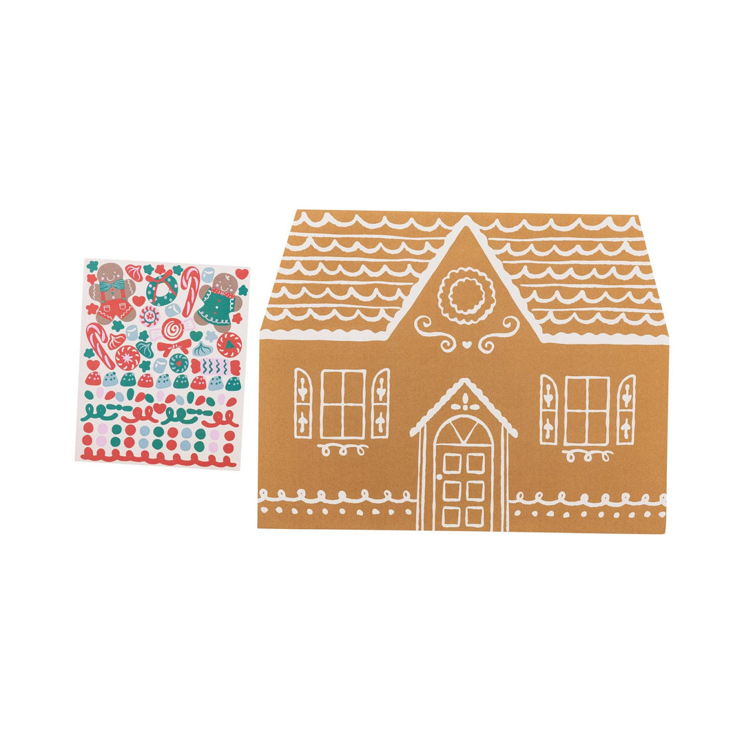 GBD1215 - Gingerbread Placemat with Stickers My Mind’s Eye GBD1215 - Gingerbread Placemat with Stickers Bonjour Fete - Party Supplies