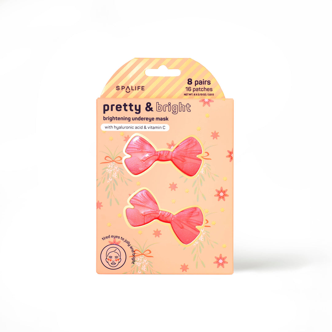 PRETTY & BRIGHT HOLIDAY UNDEREYE MASKS My Spa Life Beauty Accessories PRETTY & BRIGHT HOLIDAY UNDEREYE MASKS Bonjour Fete - Party Supplies