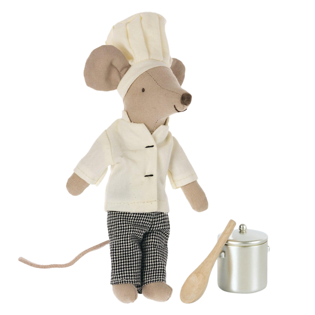 CHEF MOUSE Maileg USA Mouse Bonjour Fete - Party Supplies