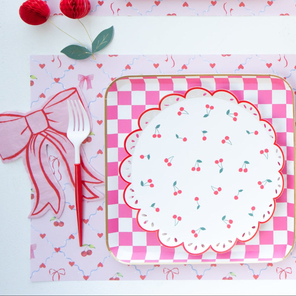 BOW SHAPED NAPKINS Meri Meri Napkins BOW SHAPED NAPKINS Bonjour Fete - Party Supplies