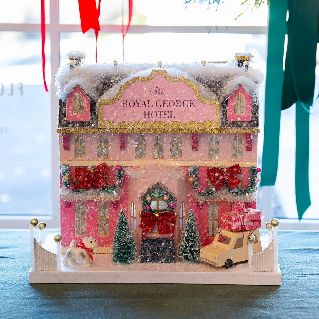 THE ROYAL GEORGE HOTEL BY CODY FOSTER Cody Foster Co. Christmas Trees & Houses THE ROYAL GEORGE HOTEL BY CODY FOSTER Bonjour Fete - Party Supplies