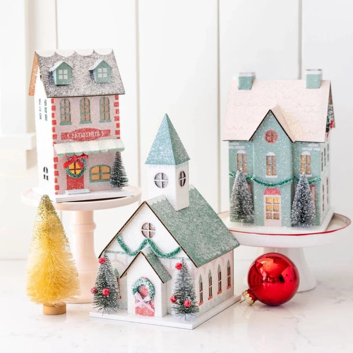 CHRISTMAS VILLAGE PAPER BAKERY My Mind’s Eye 0 Faire Bonjour Fete - Party Supplies
