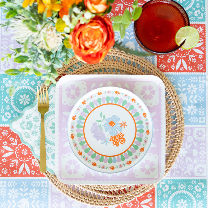 cinco de mayo fiesta plate- Bonjour Fete Party Suupplies