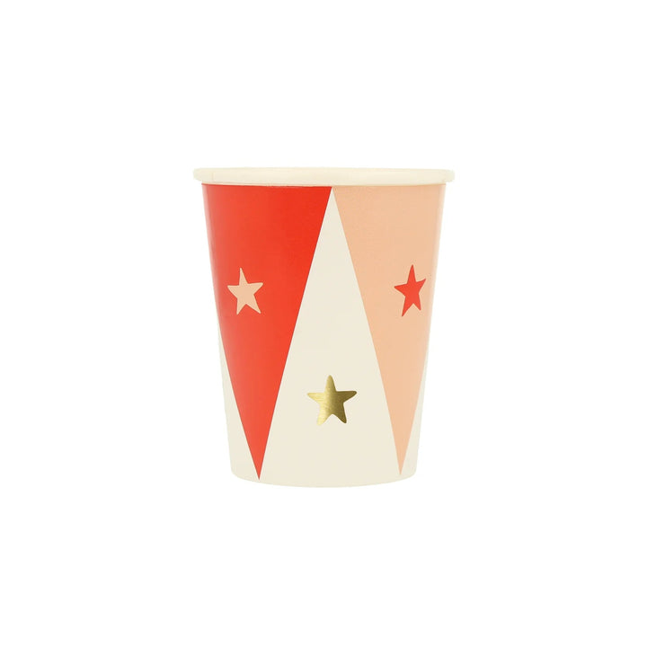CIRCUS CUPS Meri Meri Cups Bonjour Fete - Party Supplies