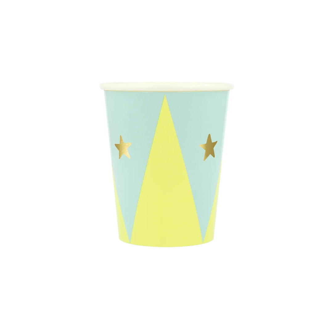 CIRCUS CUPS Meri Meri Cups Bonjour Fete - Party Supplies