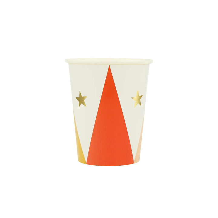 CIRCUS CUPS Meri Meri Cups Bonjour Fete - Party Supplies