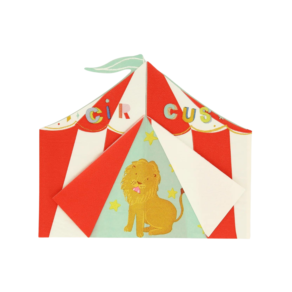 CIRCUS TENT NAPKINS Meri Meri Napkins Bonjour Fete - Party Supplies