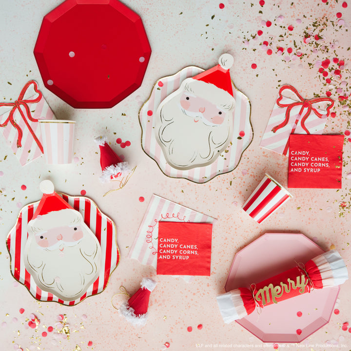 PRESENT WITH BOW NAPKINS Meri Meri Bonjour Fete - Party Supplies