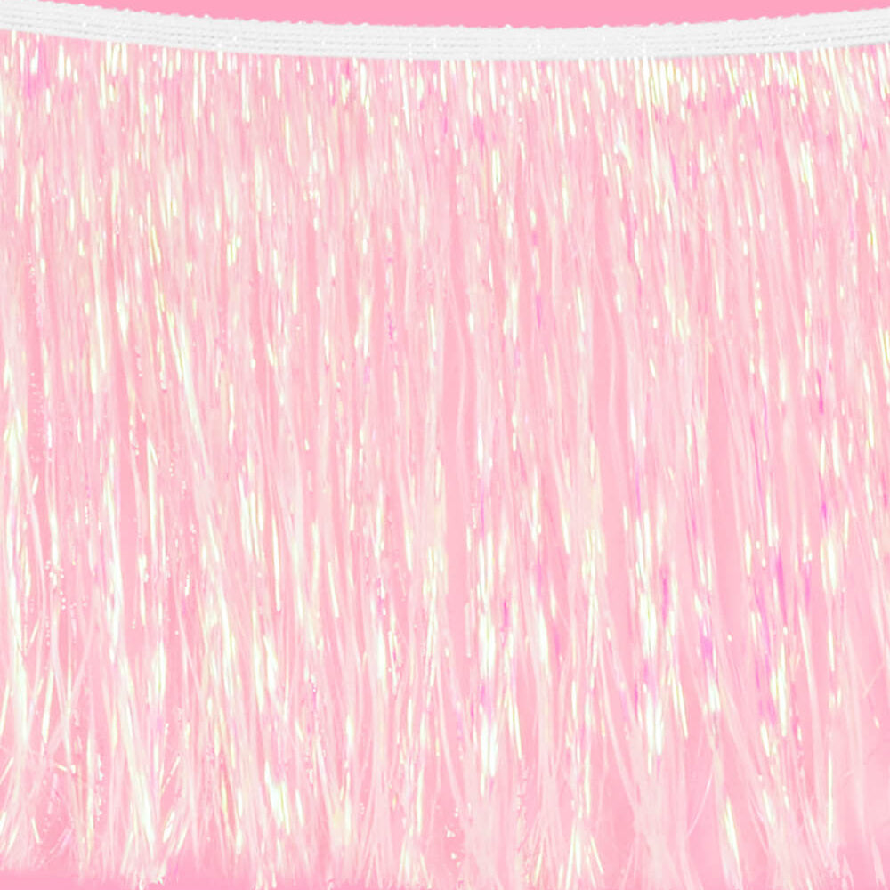 Iridescent Fringe - iridescent foil banner xo, Fetti Banners Iridescent Fringe - iridescent foil banner Bonjour Fete - Party Supplies