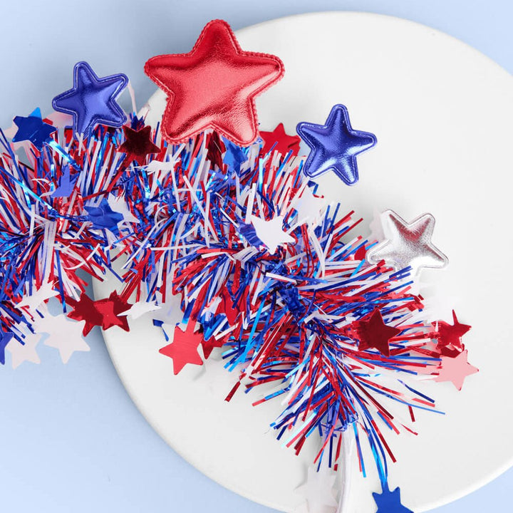 Stars & Stripes Headband - fringe + stars xo, Fetti xo, Fetti Collective Stars & Stripes Headband - fringe + stars Bonjour Fete - Party Supplies